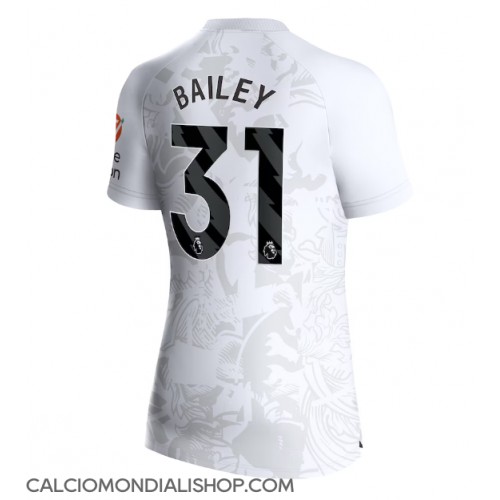 Maglie da calcio Aston Villa Leon Bailey #31 Seconda Maglia Femminile 2023-24 Manica Corta